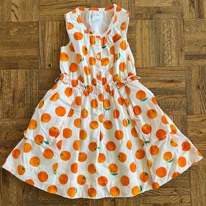 Girls Crewcuts Orange Dress